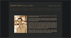 Desktop Screenshot of blainetaylorfinefurniture.com