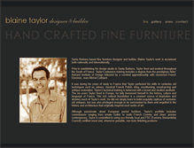 Tablet Screenshot of blainetaylorfinefurniture.com